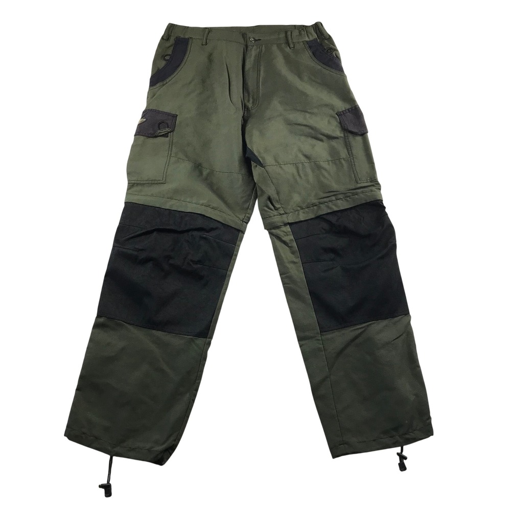 JT RACING Convertible Cargo Pants Olive Green Black Techwear Mens 38